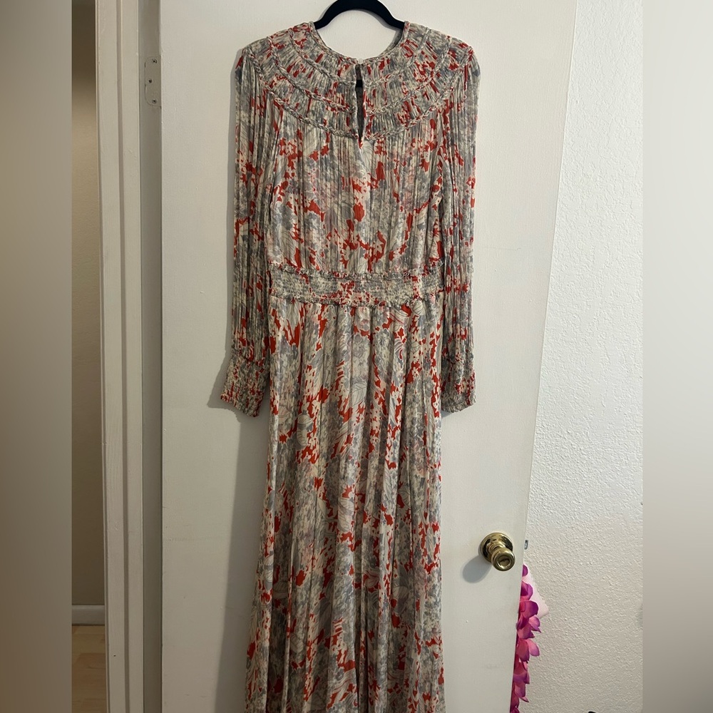 Polo Ralph Lauren Floral Long Sleeve Maxi Dress
